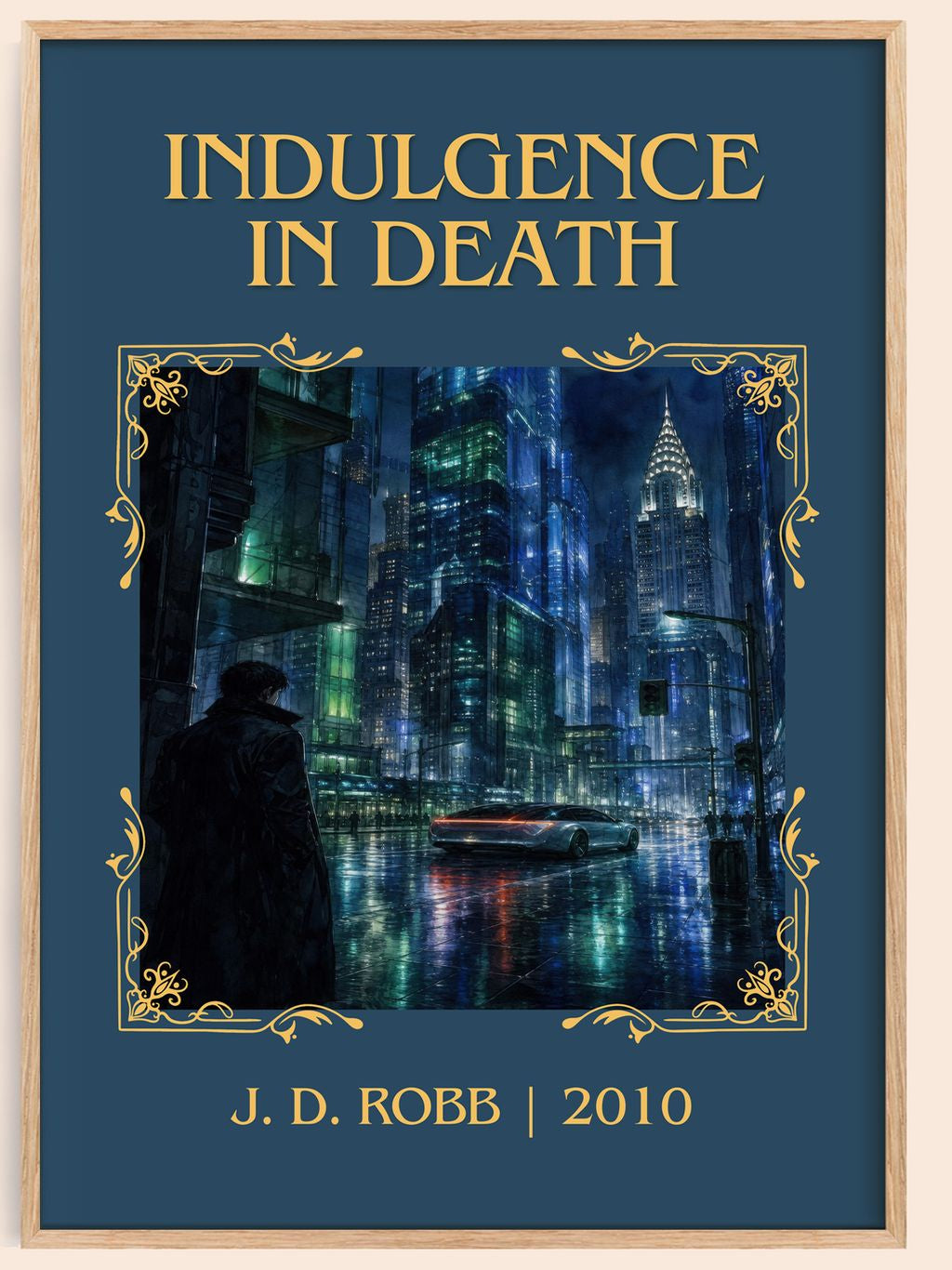Indulgence In Death Classic Book Art Print by J. D. Robb – book poster