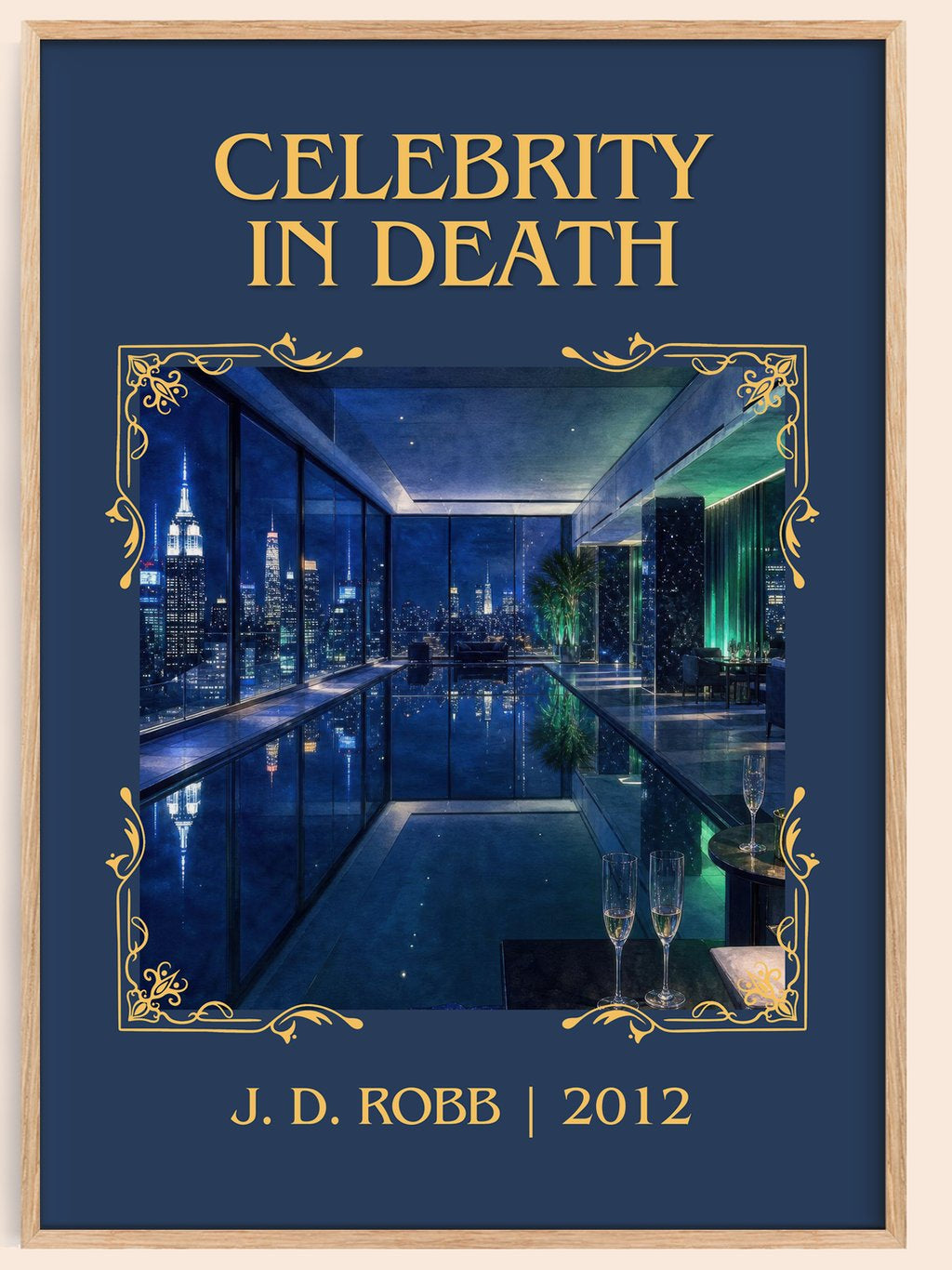 Celebrity In Death Classic Book Art Print by J. D. Robb – book poster