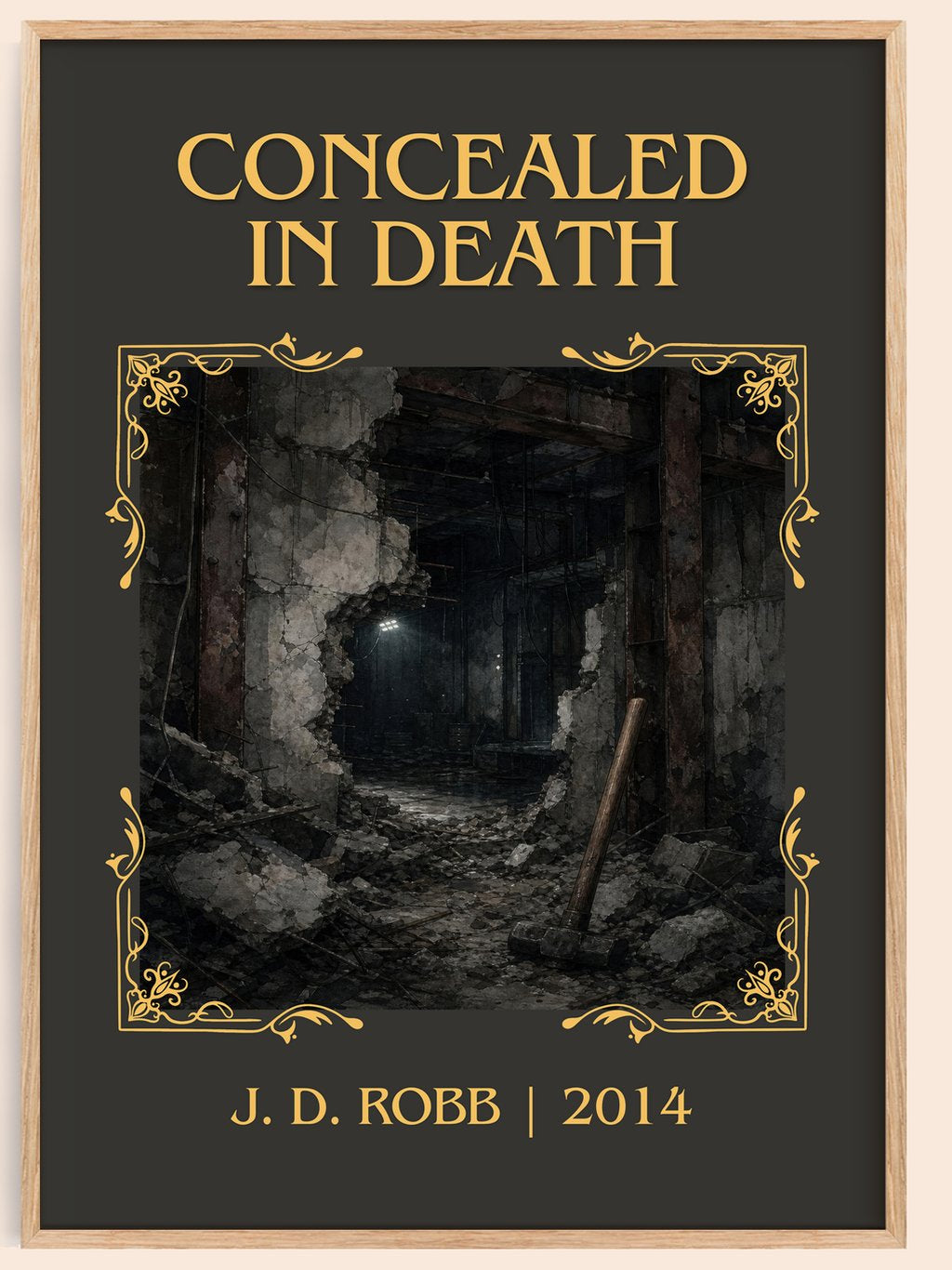 Concealed In Death Classic Book Art Print by J. D. Robb – book poster