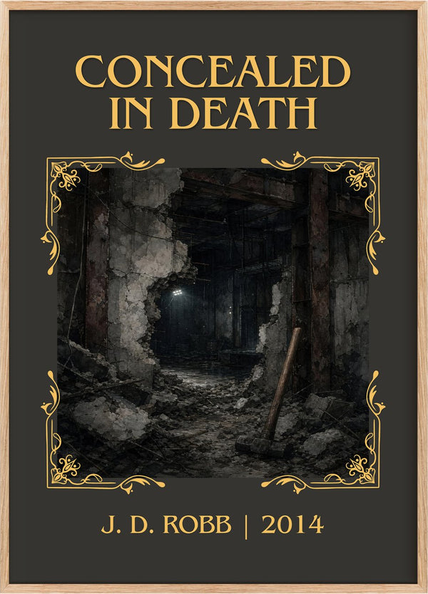 Concealed In Death Classic Book Art Print by J. D. Robb