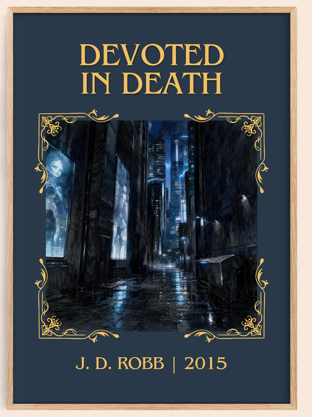 Devoted In Death Classic Book Art Print by J. D. Robb – book poster