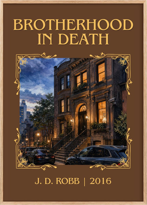 Brotherhood In Death Classic Book Art Print by J. D. Robb