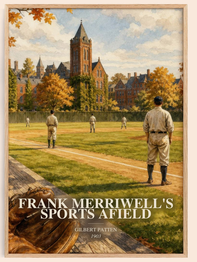 Frank Merriwell'S Sports Afield Book Watercolour Illustration – G.
