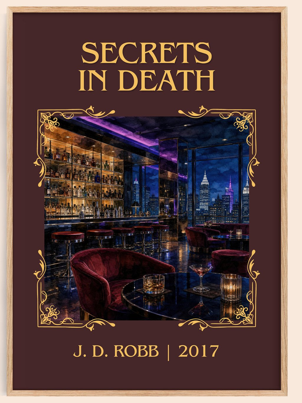 Secrets In Death Classic Book Art Print by J. D. Robb – book poster