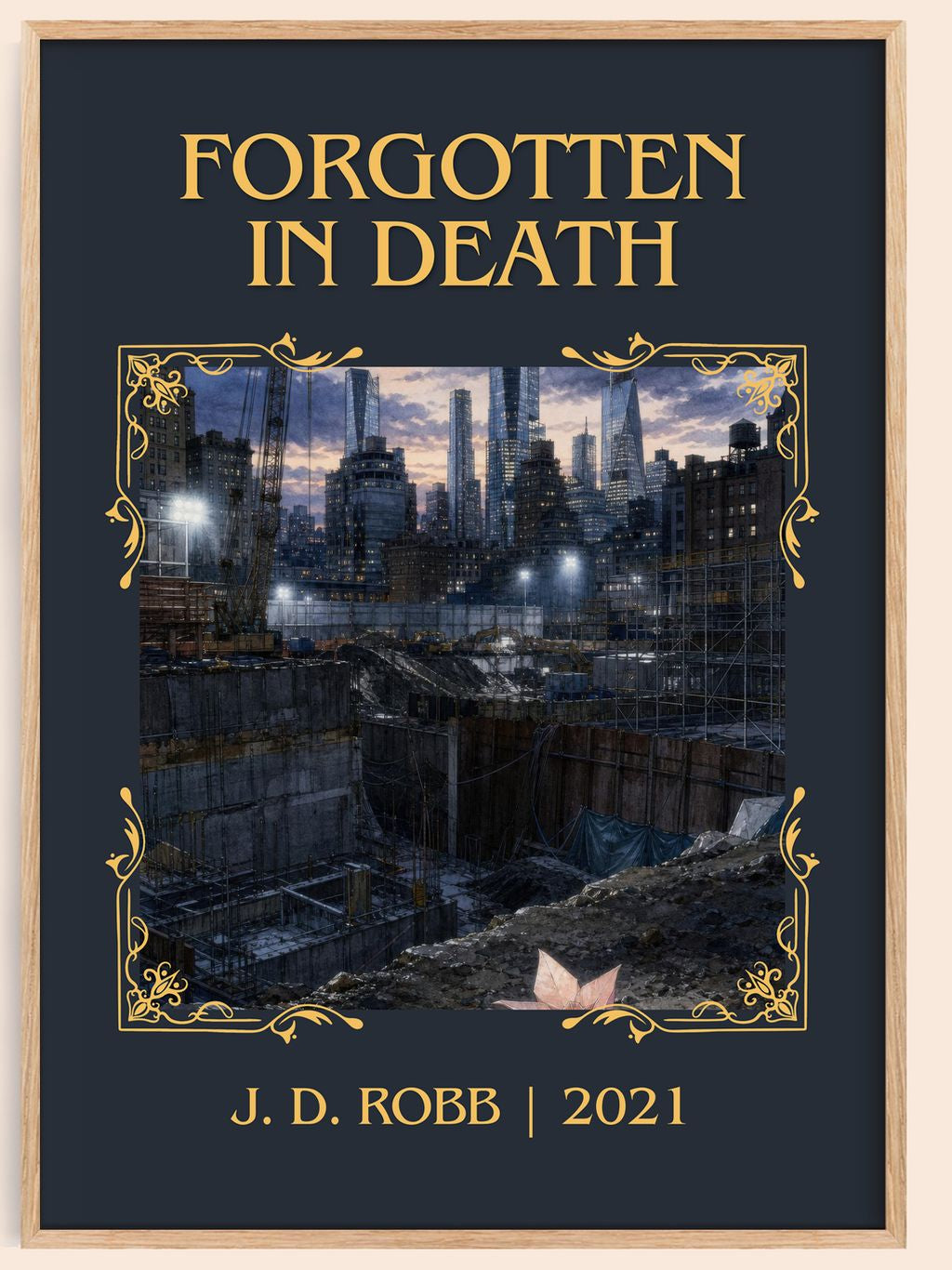Forgotten In Death Classic Book Art Print by J. D. Robb – book poster