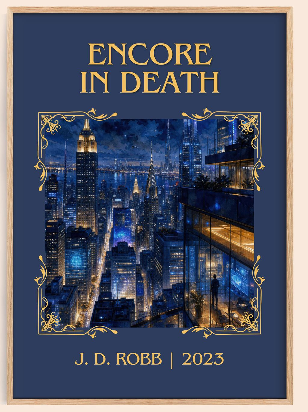 Encore In Death Classic Book Art Print by J. D. Robb – book poster