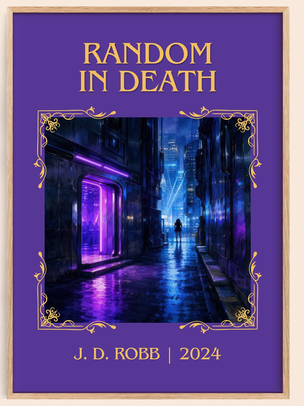 Random In Death Classic Book Art Print by J. D. Robb – book poster