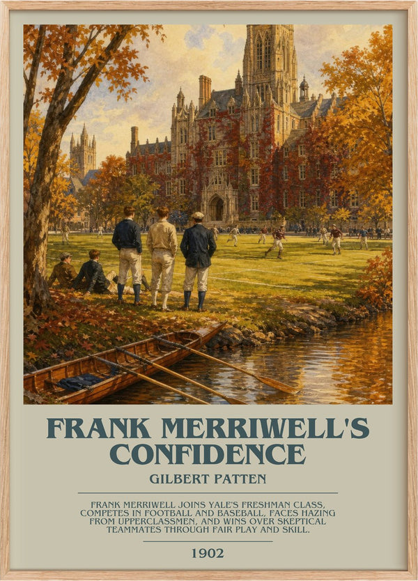 Frank Merriwell's Confidence Bookish Wall Art by Gilbert Patten