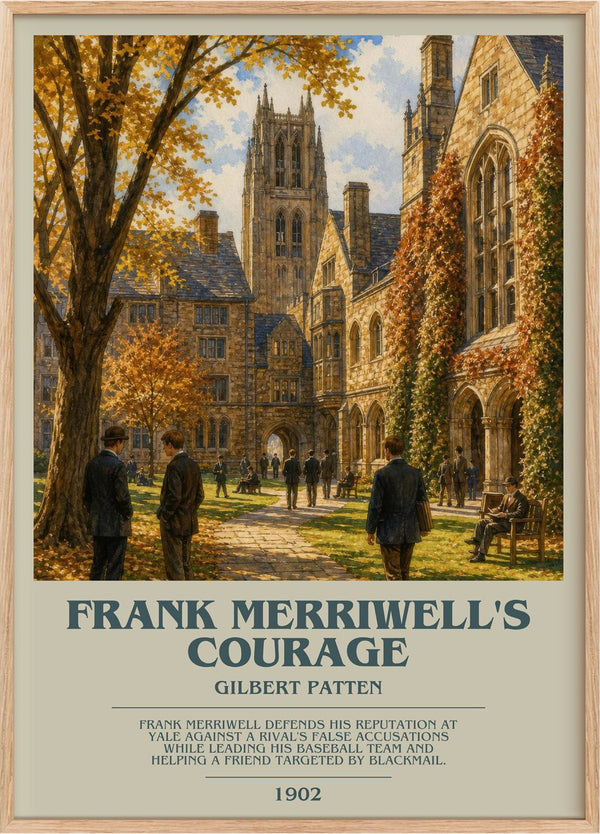 Frank Merriwell's Courage Bookish Wall Art by Gilbert Patten