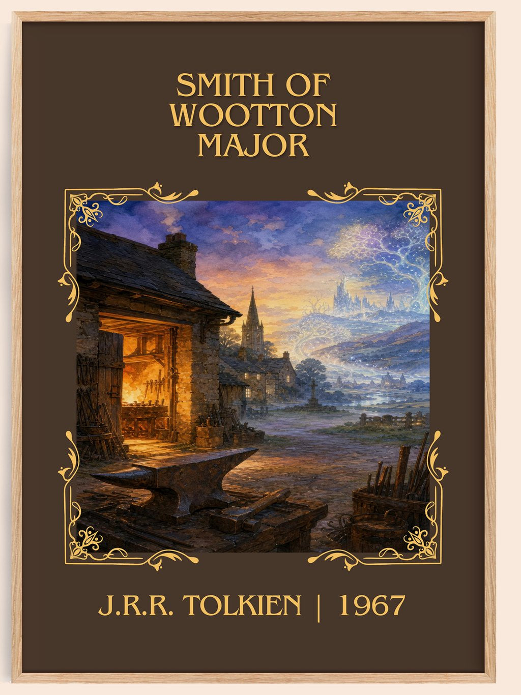 Smith Of Wootton Major Classic Book Art Print by J.R.R. Tolkien – book poster