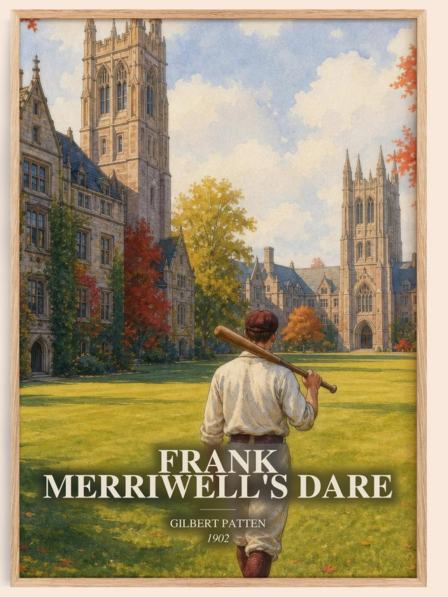 Frank Merriwell'S Dare Book Watercolour Illustration by Gilbert Patten
