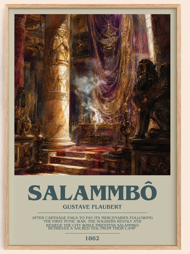 Salammbô Bookish Wall Art by Gustave Flaubert