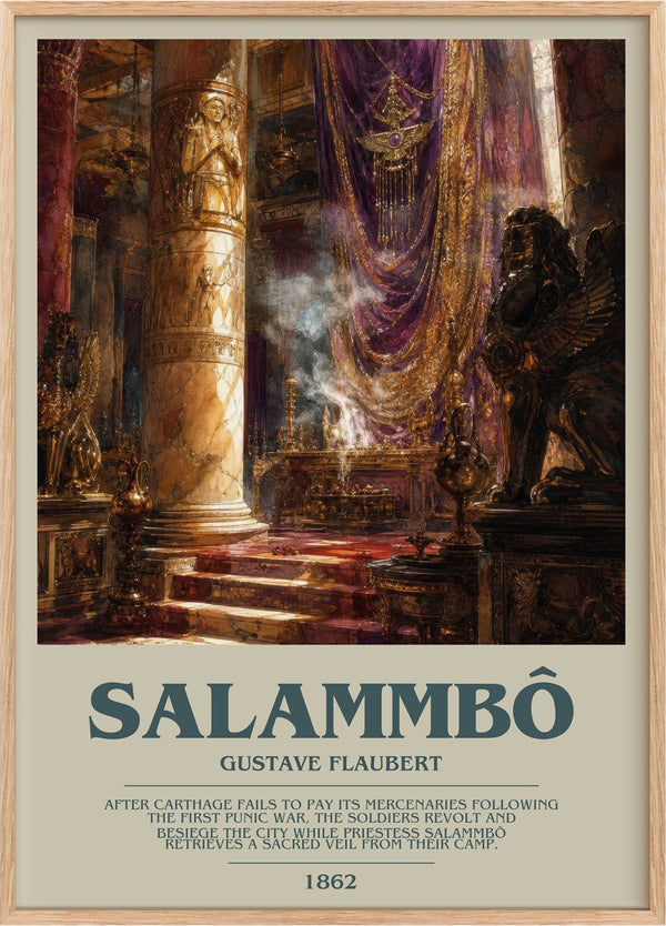 Salammbô Bookish Wall Art by Gustave Flaubert