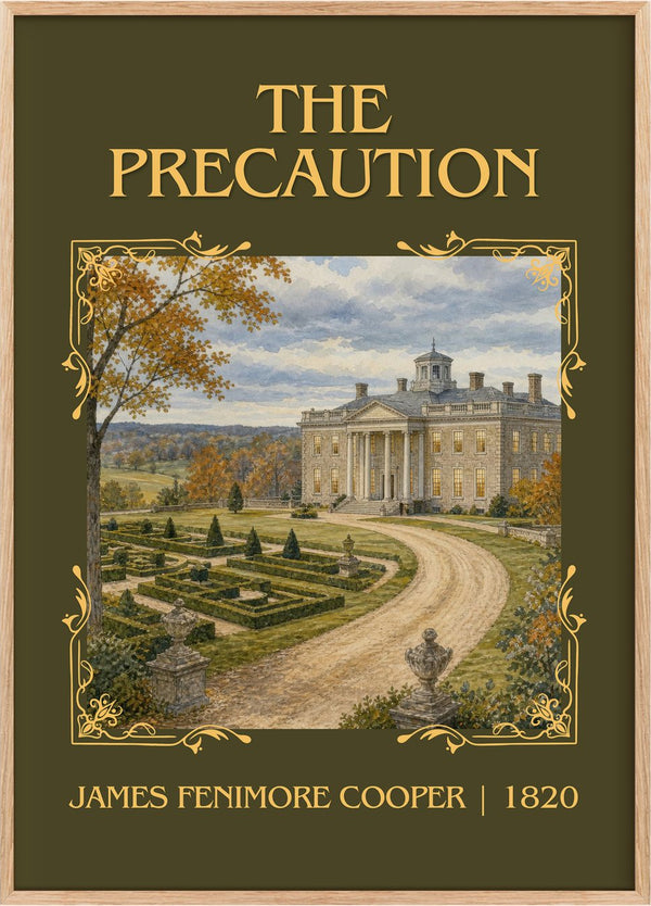 The Precaution Classic Book Art Print by James Fenimore Cooper