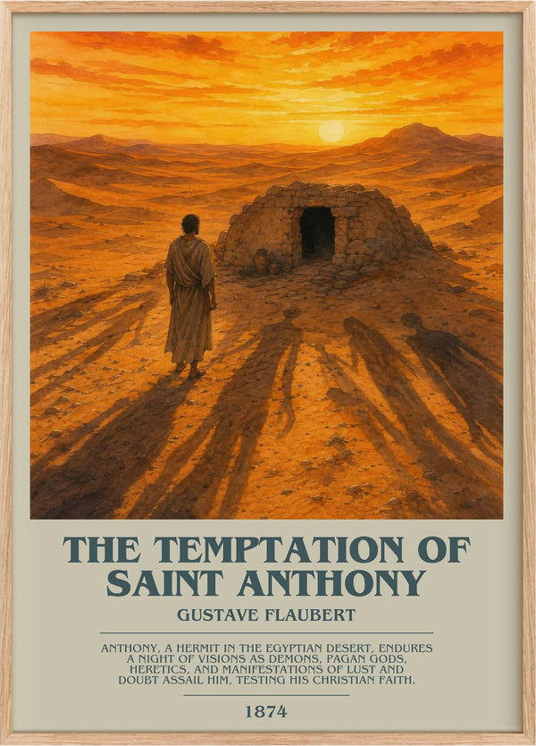 The Temptation Of Saint Anthony Bookish Wall Art by Gustave Flaubert