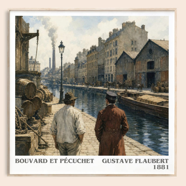 Bouvard Et Pécuchet Literary Art Print by Gustave Flaubert