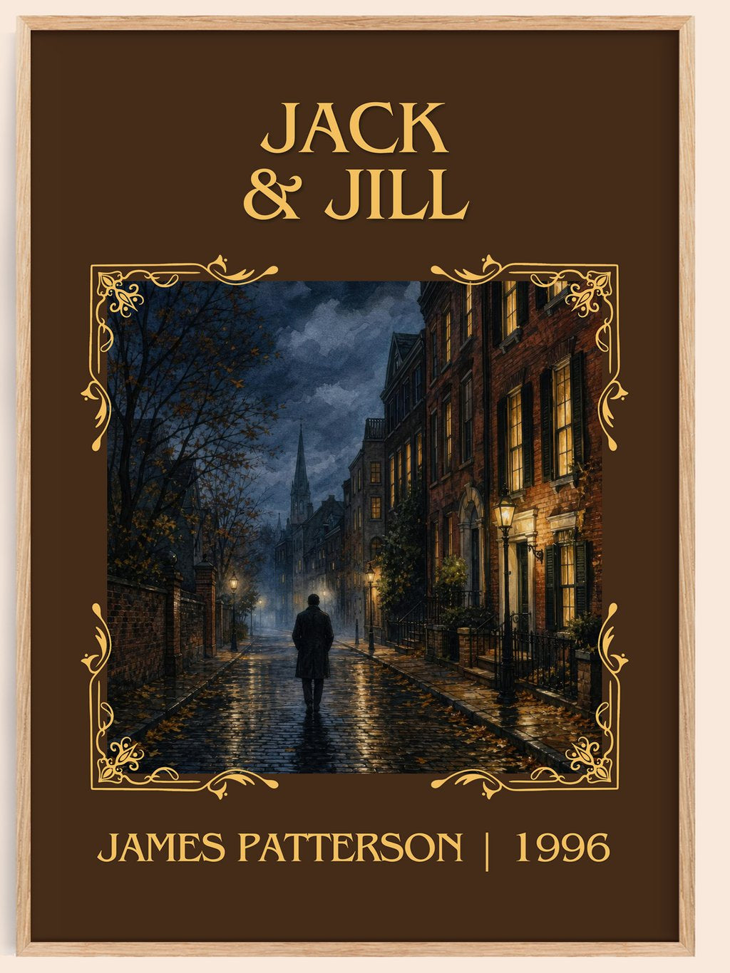 Jack & Jill Classic Book Art Print by James Patterson – book poster