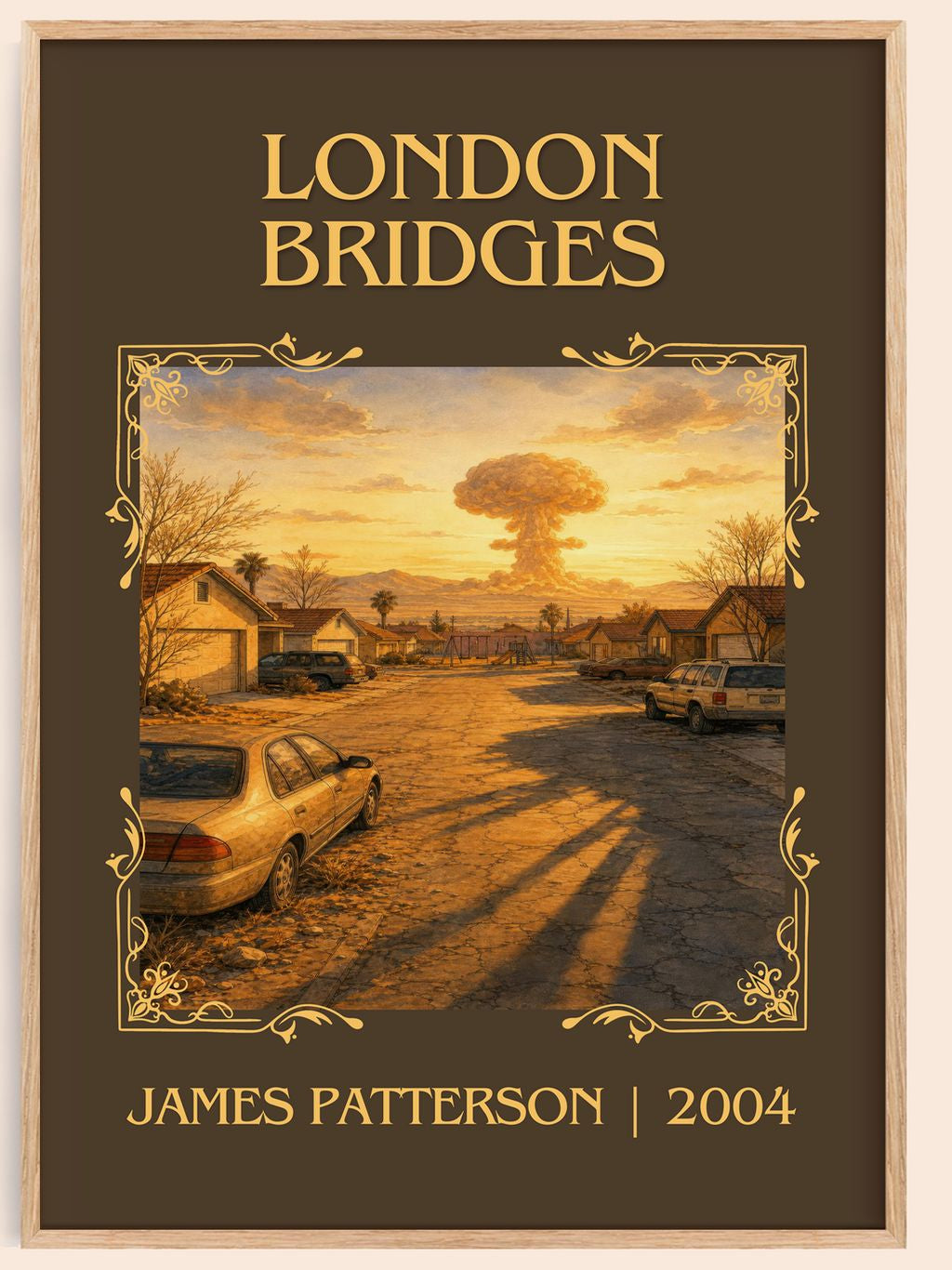 London Bridges Classic Book Art Print by James Patterson – book poster