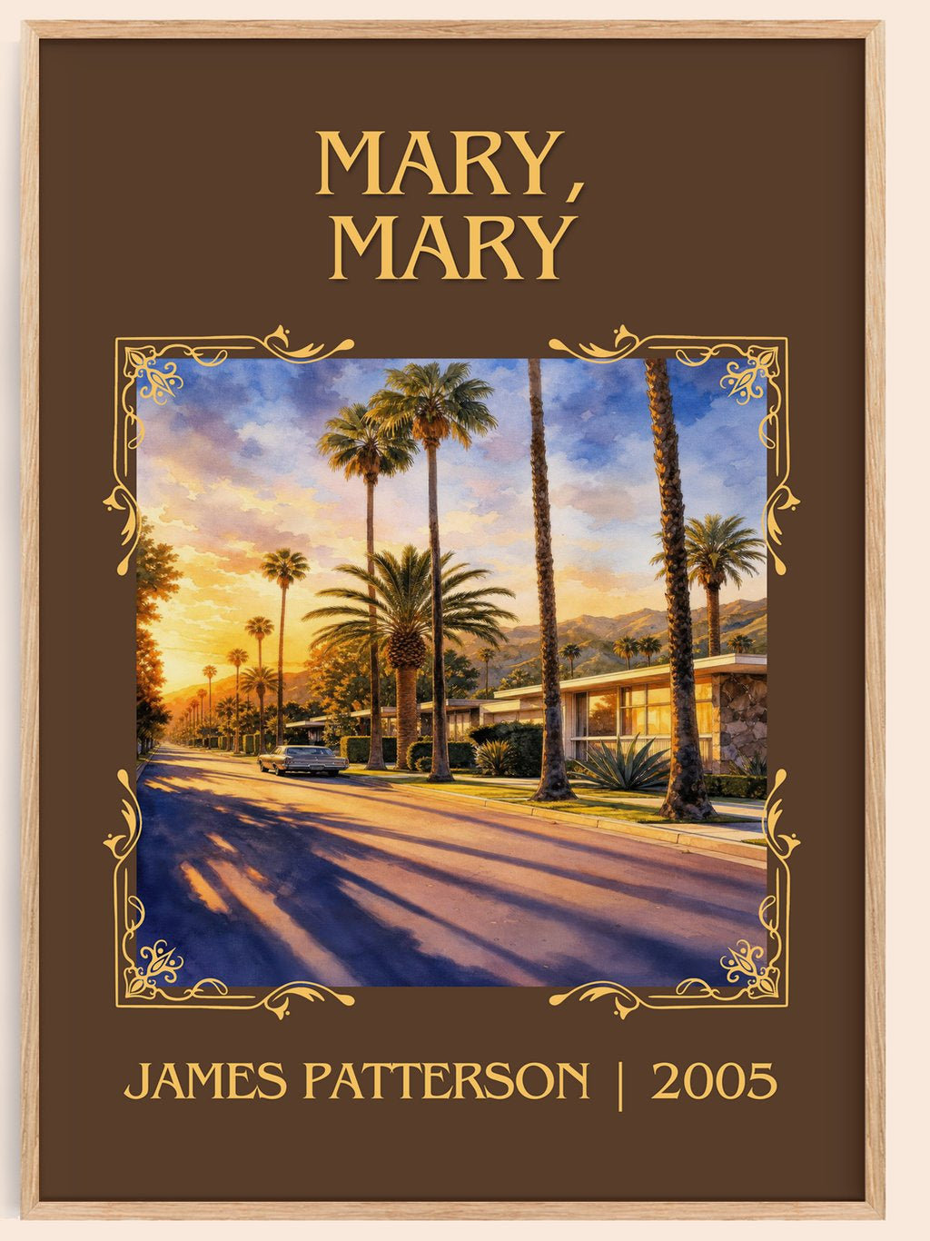 Mary, Mary Classic Book Art Print by James Patterson – book poster