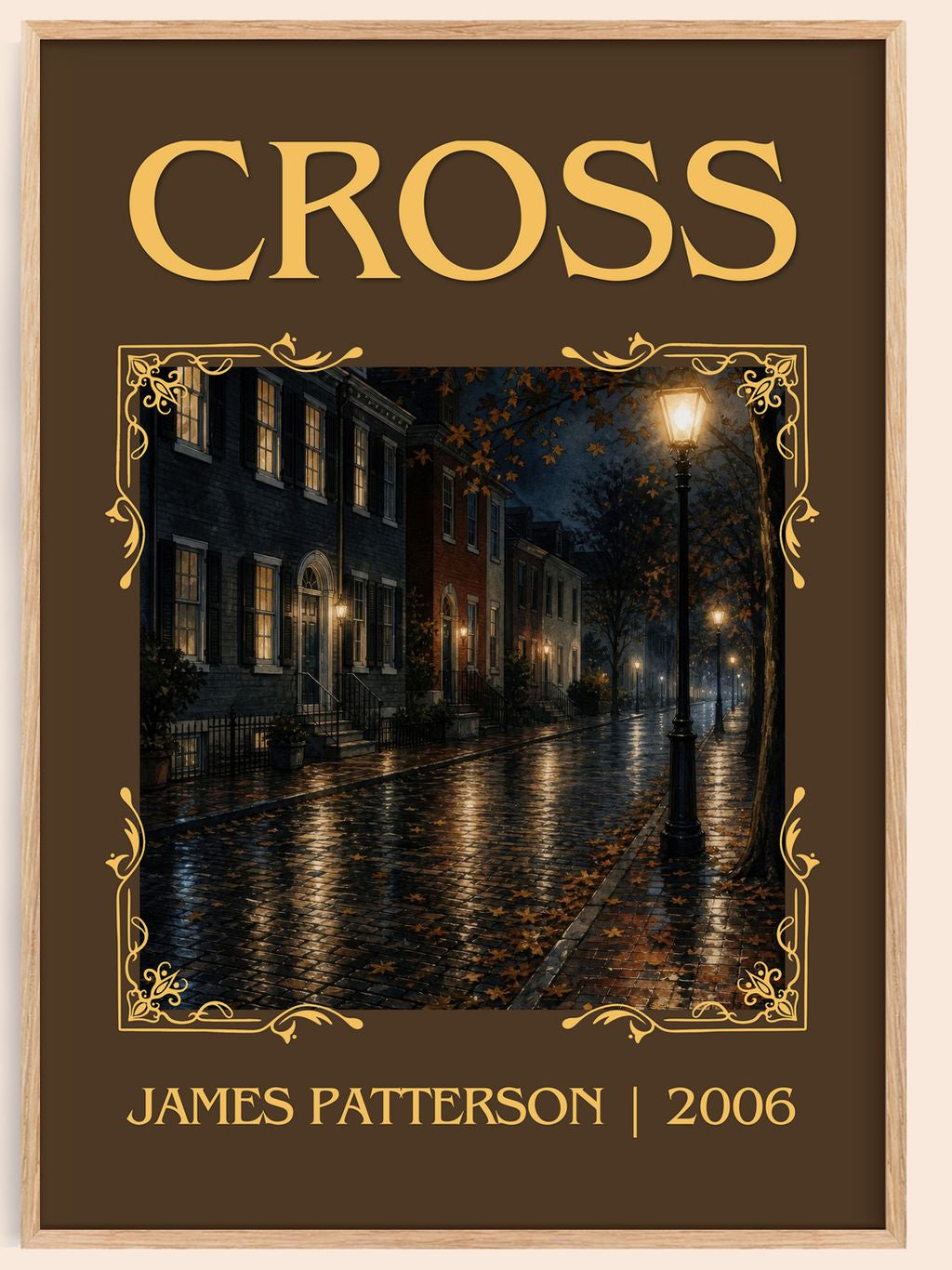 Cross Classic Book Art Print by James Patterson – book poster