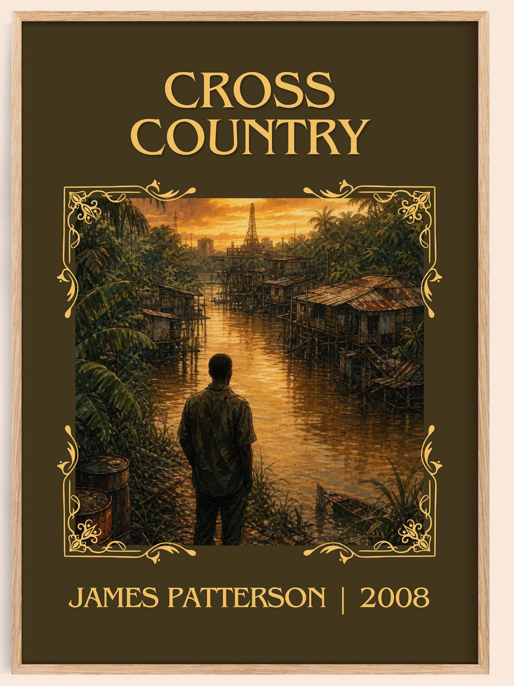 Cross Country Classic Book Art Print by James Patterson – book poster