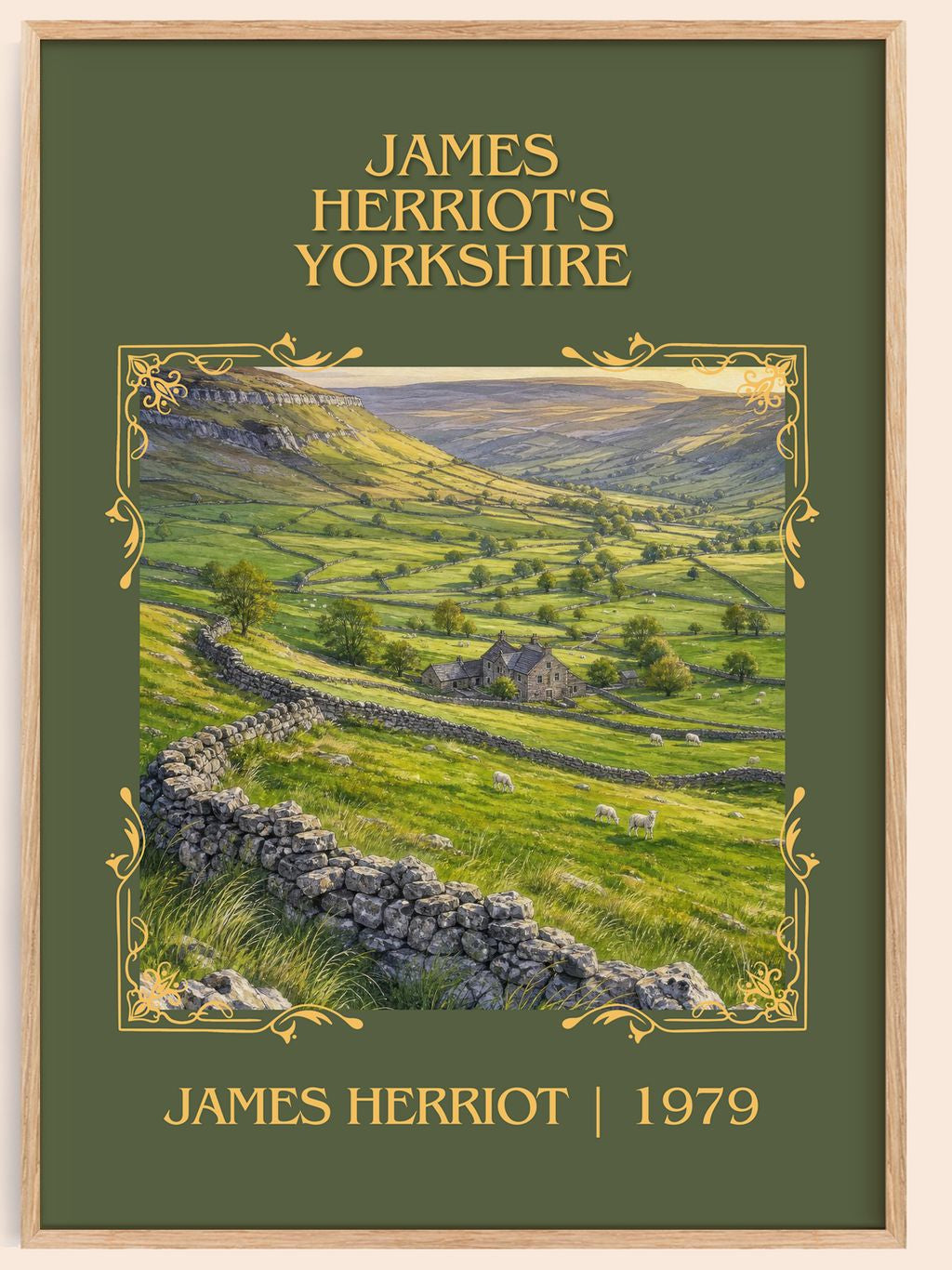 James Herriot's Yorkshire Classic Book Art Print by James Herriot – book poster