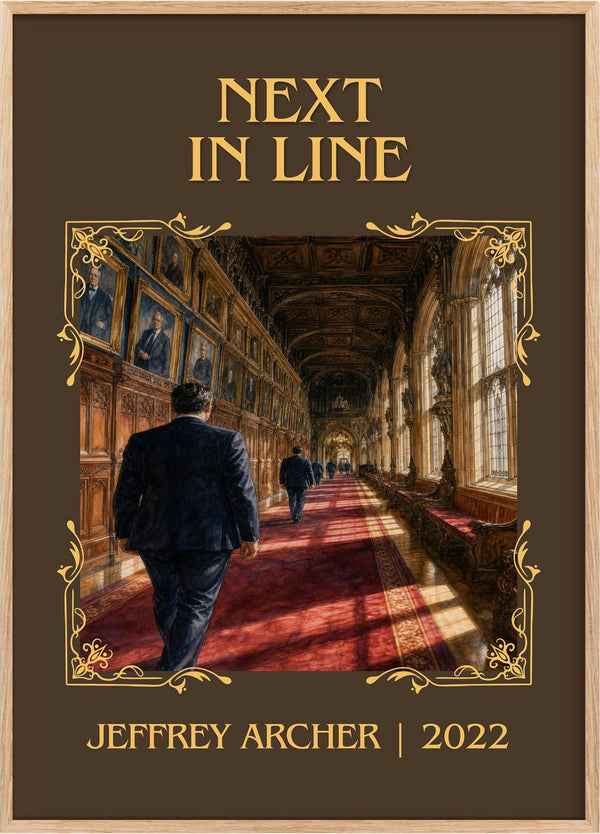 Next In Line Classic Book Art Print by Jeffrey Archer