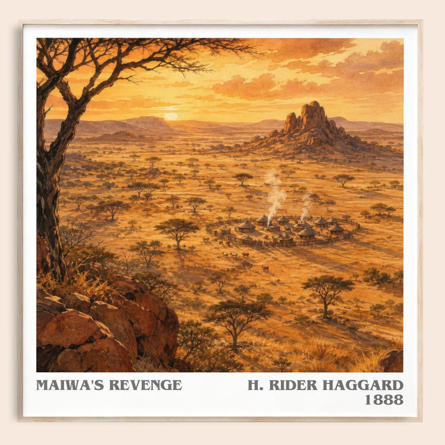 Maiwa'S Revenge Literary Art Print by H. Rider Haggard