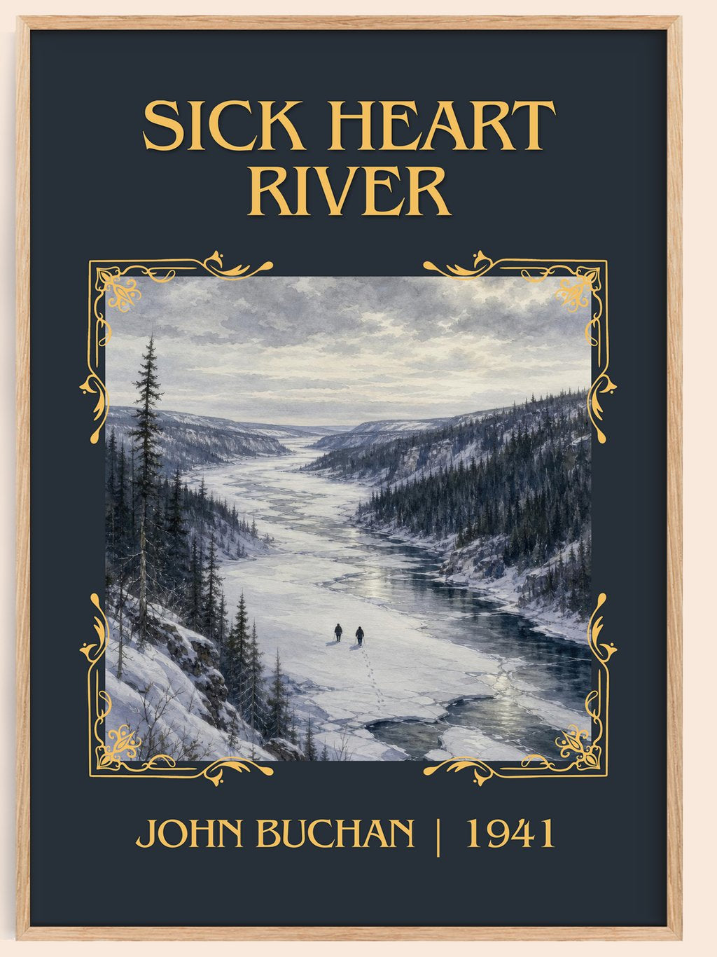Sick Heart River Classic Book Art Print by John Buchan – book poster