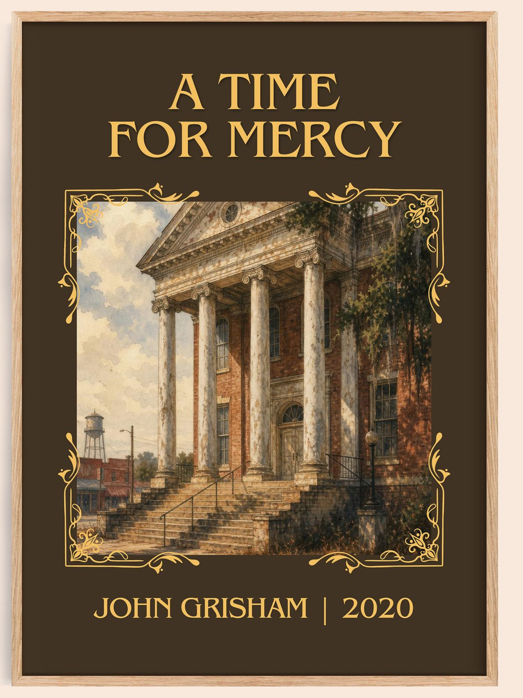 A Time For Mercy Classic Book Art Print by John Grisham – book poster