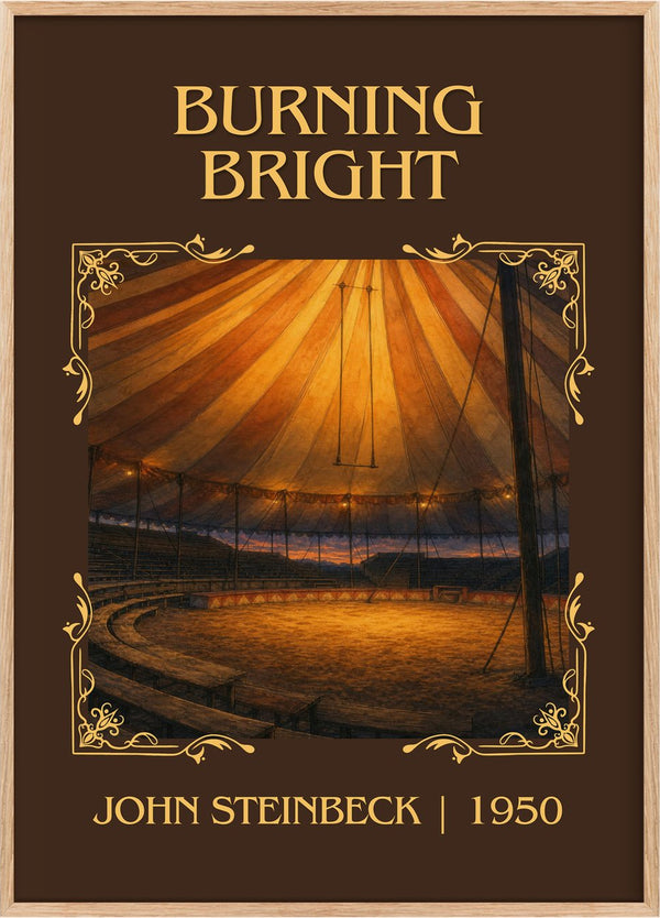 Burning Bright Classic Book Art Print by John Steinbeck