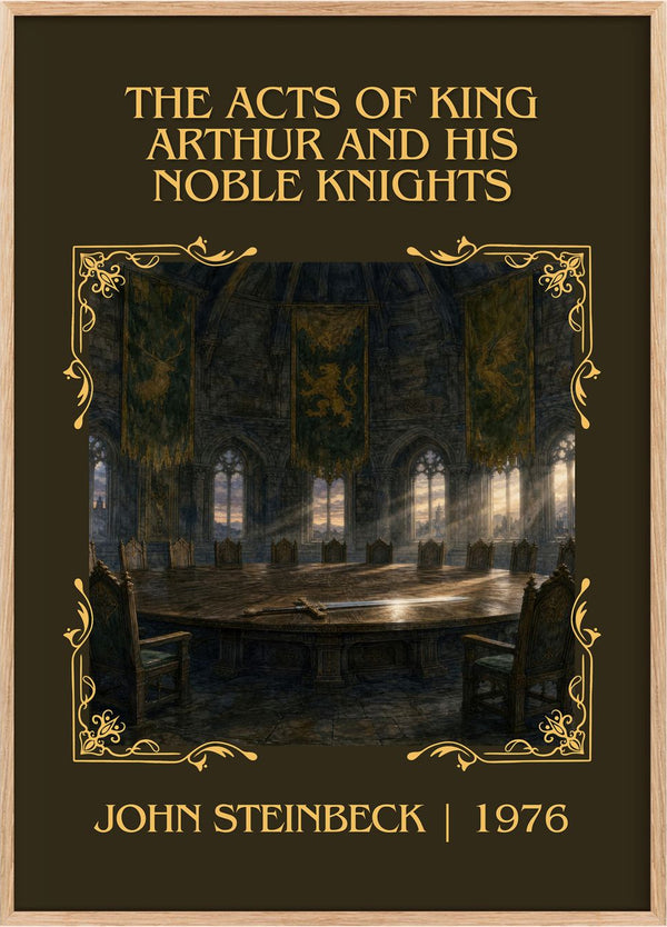 The Acts Of King Arthur And His Noble Knights Classic Book Art Print by John Steinbeck