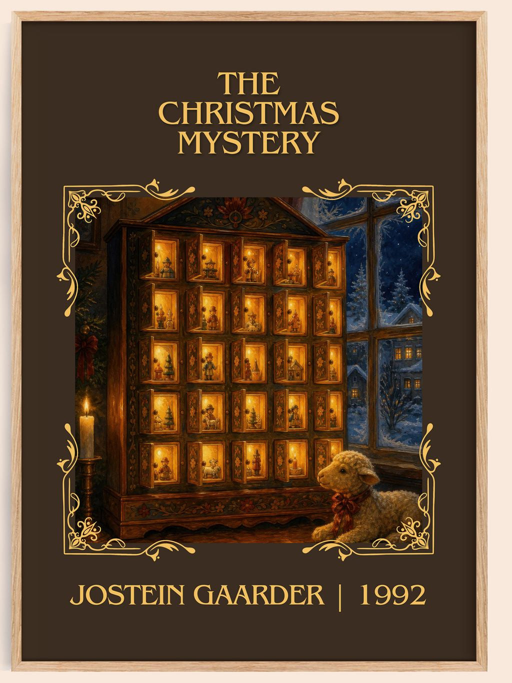 The Christmas Mystery Classic Book Art Print by Jostein Gaarder – book poster