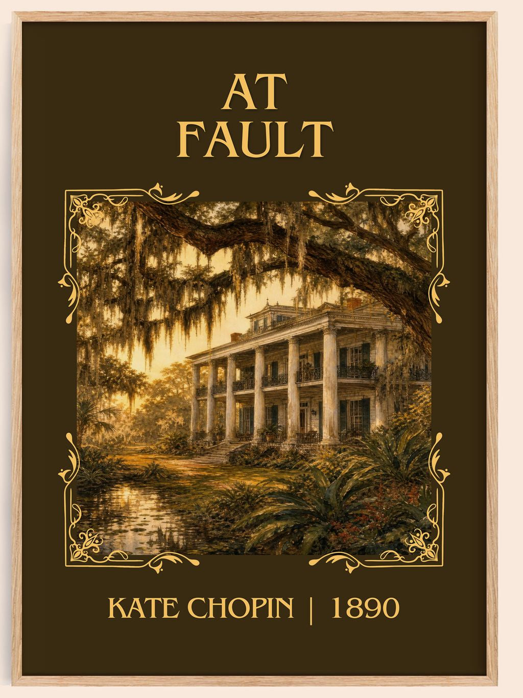 At Fault Classic Book Art Print by Kate Chopin – book poster