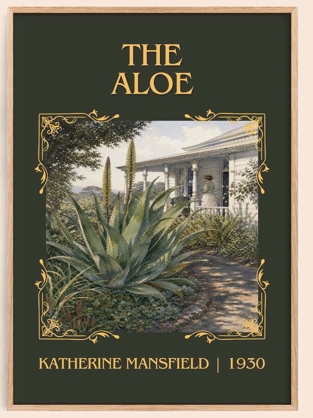 The Aloe Classic Book Art Print by Katherine Mansfield – book poster