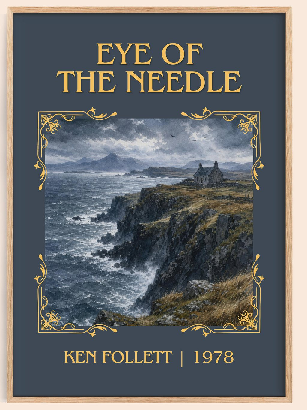 Eye Of The Needle Classic Book Art Print by Ken Follett – book poster