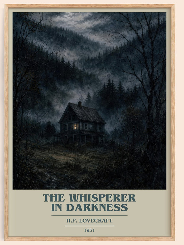 The Whisperer In Darkness Book Cover Poster by H.P. Lovecraft