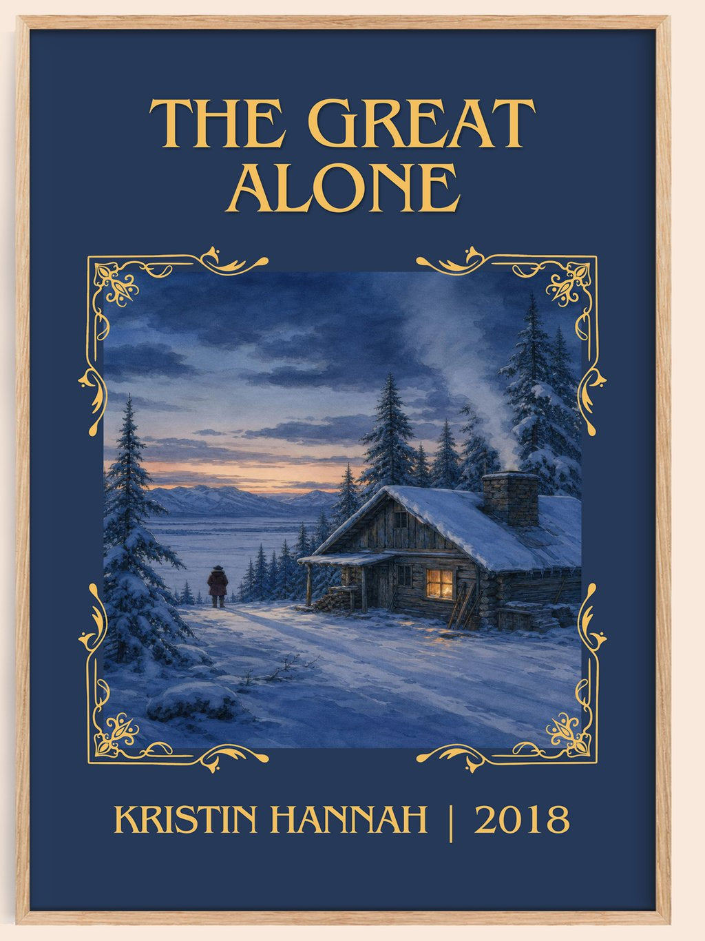 The Great Alone Classic Book Art Print by Kristin Hannah – book poster