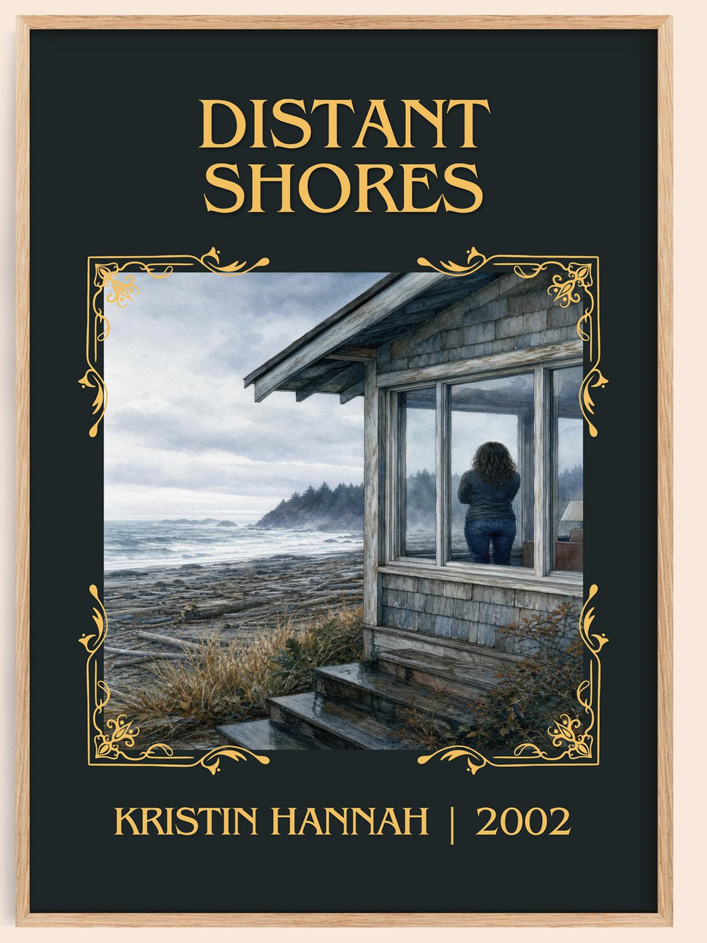 Distant Shores Classic Book Art Print by Kristin Hannah – book poster