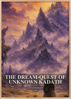 Dream-Quest Of Unknown Kadath Book Watercolour Illustration by H.P. Lovecraft