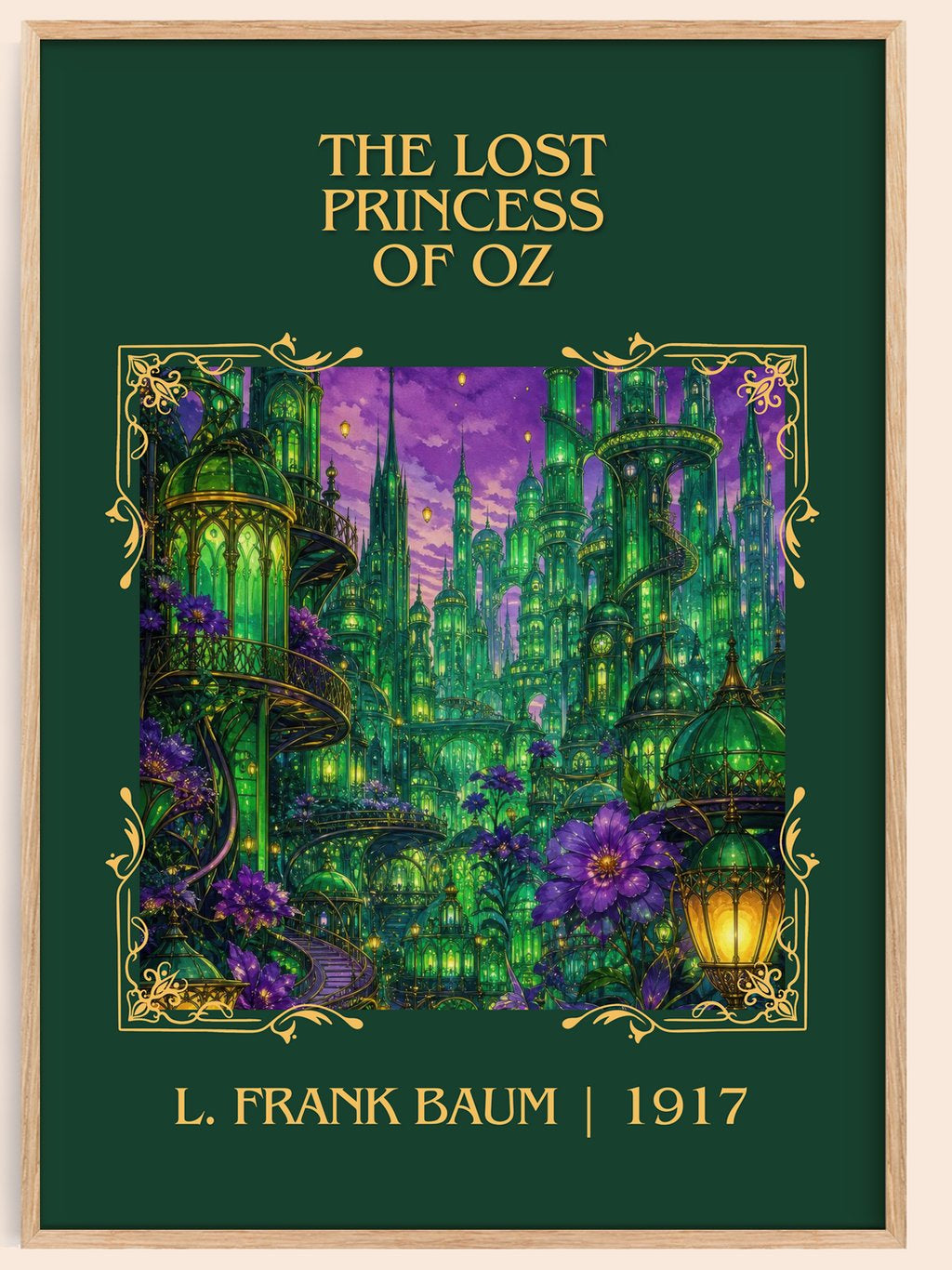The Lost Princess Of Oz Classic Book Art Print by L. Frank Baum – book poster