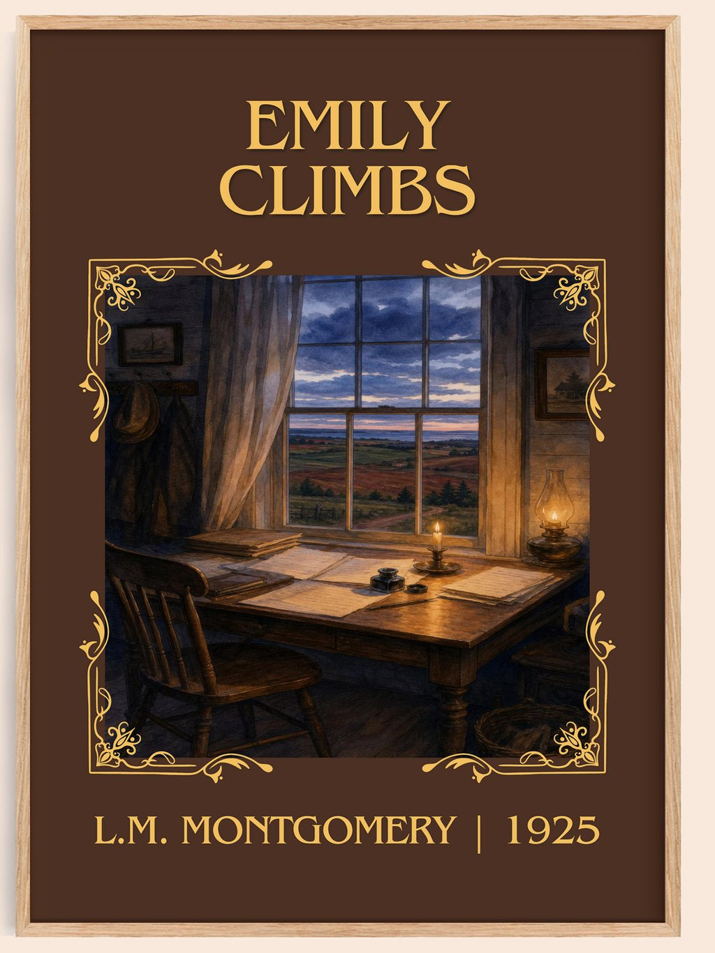 Emily Climbs Classic Book Art Print by L.M. Montgomery – book poster