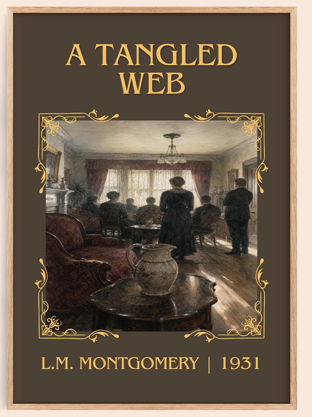 A Tangled Web Classic Book Art Print by L.M. Montgomery – book poster