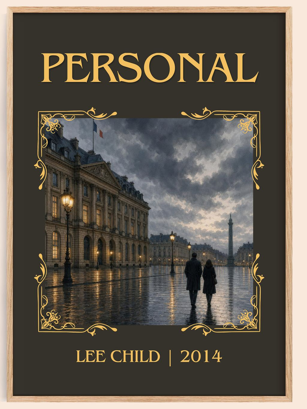 Personal Classic Book Art Print by Lee Child – book poster