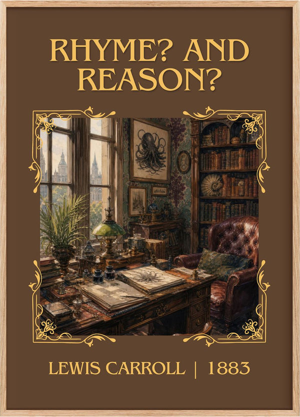 Rhyme? And Reason? Classic Book Art Print by Lewis Carroll