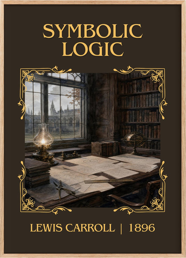Symbolic Logic Classic Book Art Print by Lewis Carroll