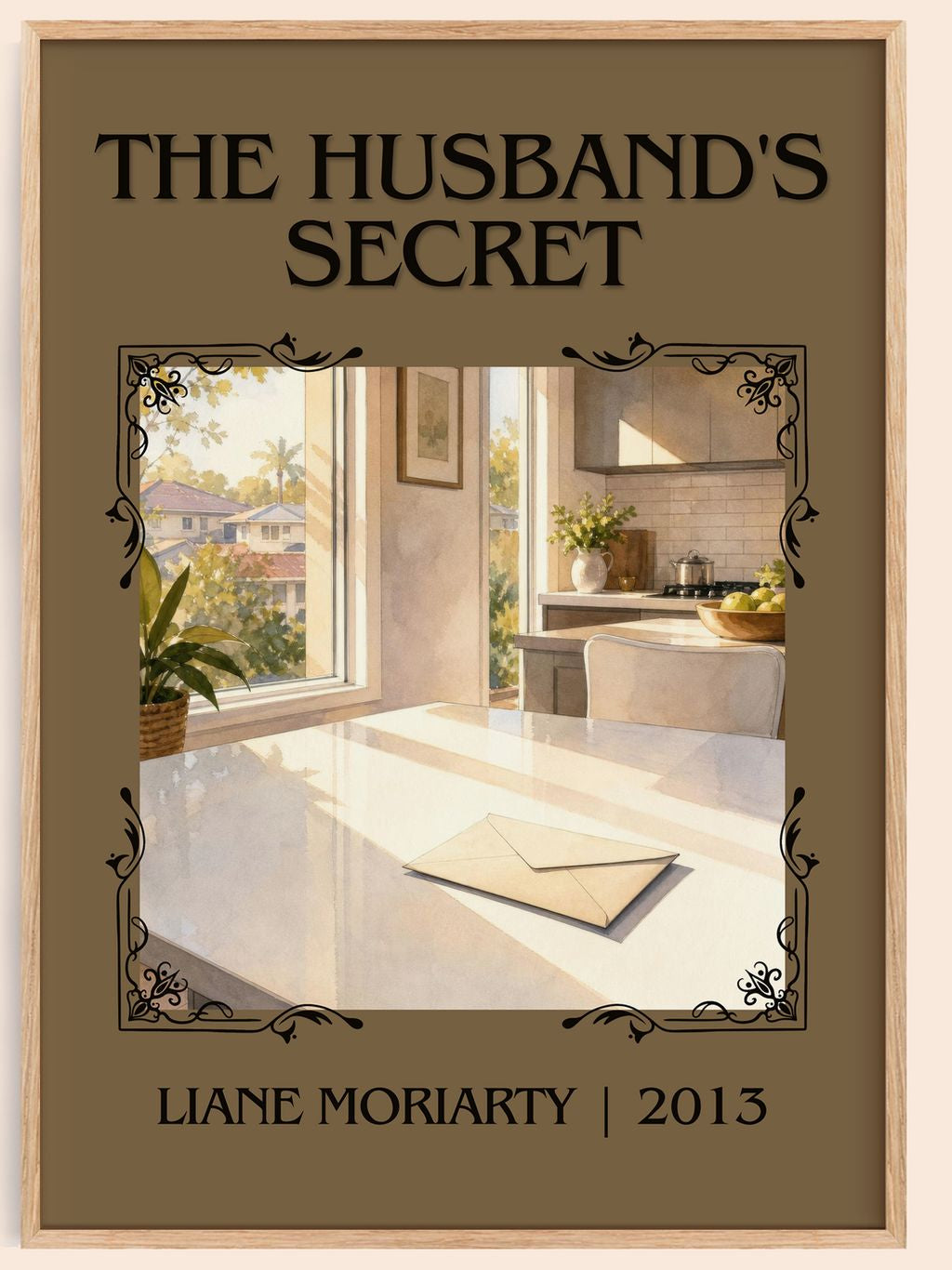 The Husband's Secret Classic Book Art Print by Liane Moriarty – book poster