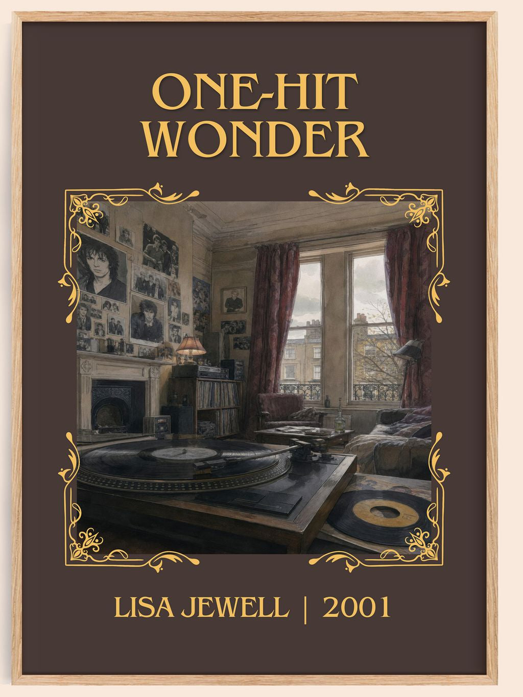 One-Hit Wonder Classic Book Art Print by Lisa Jewell – book poster