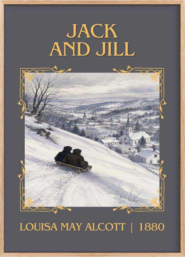 Jack And Jill Classic Book Art Print by Louisa May Alcott
