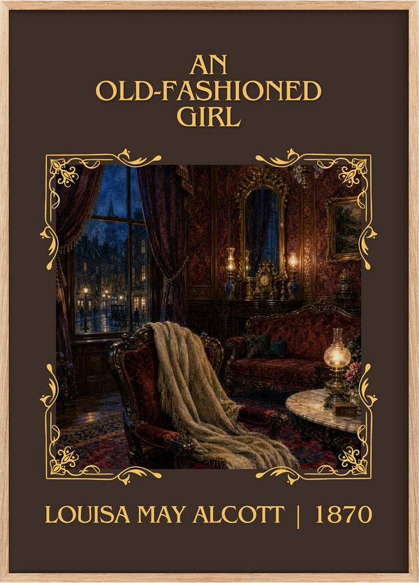 An Old-Fashioned Girl Classic Book Art Print by Louisa May Alcott